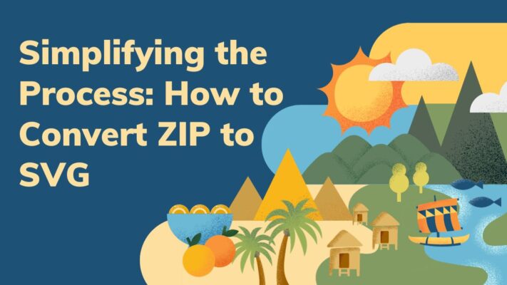 how to convert zip to svg