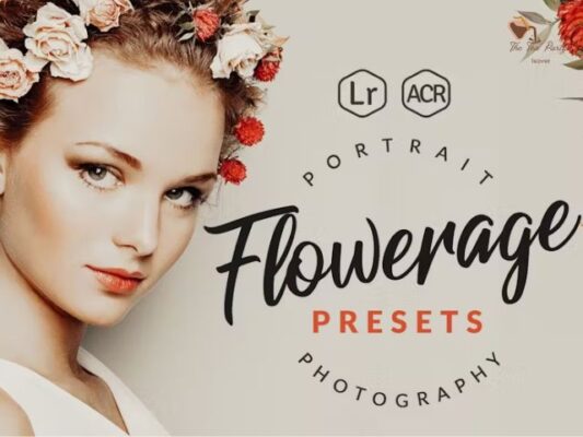 Flowerage – Photoshop Portrait Actions